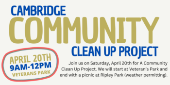 Cambridge Community Clean Up Day!